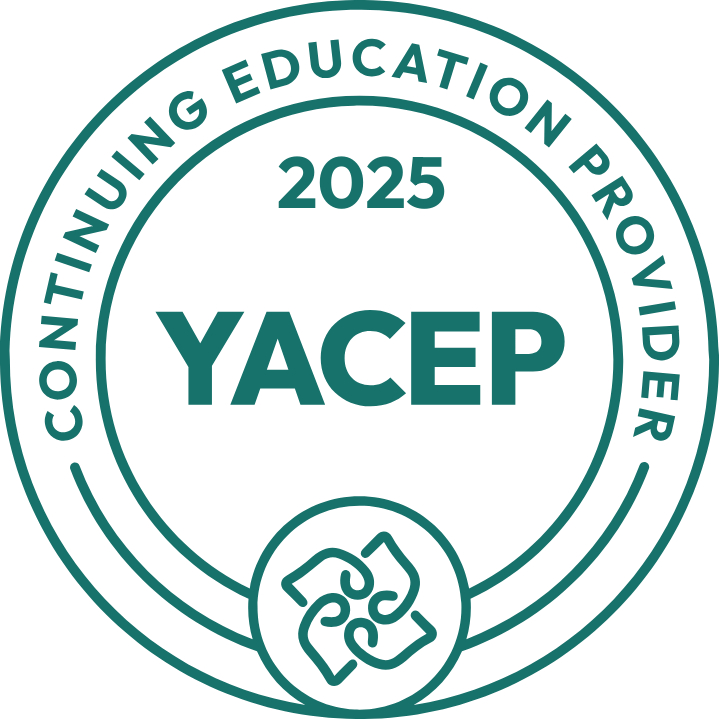 YACEP Continuing Education Provider badge