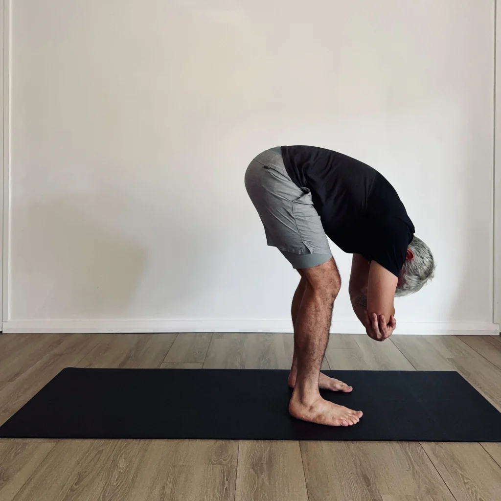 Yoga for Beginners in Australia: A Gentle Antidote to Modern Life 2 Forward Fold Uttanasana