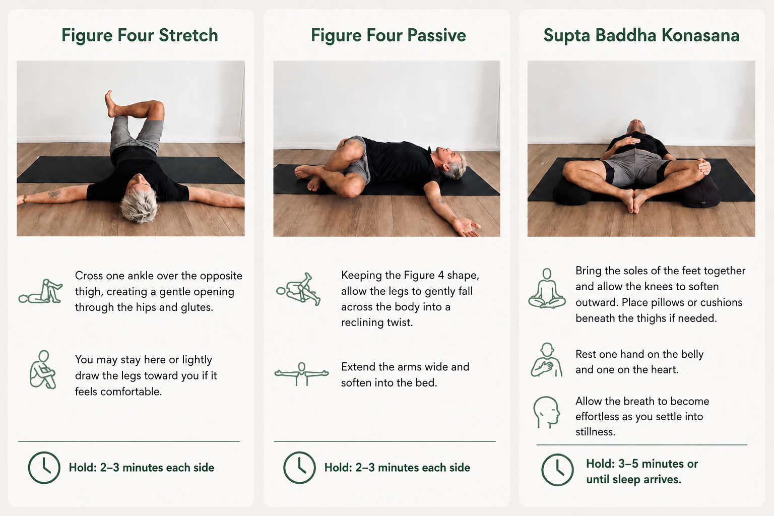 Step By Step Quick Restorative Yin Sequence