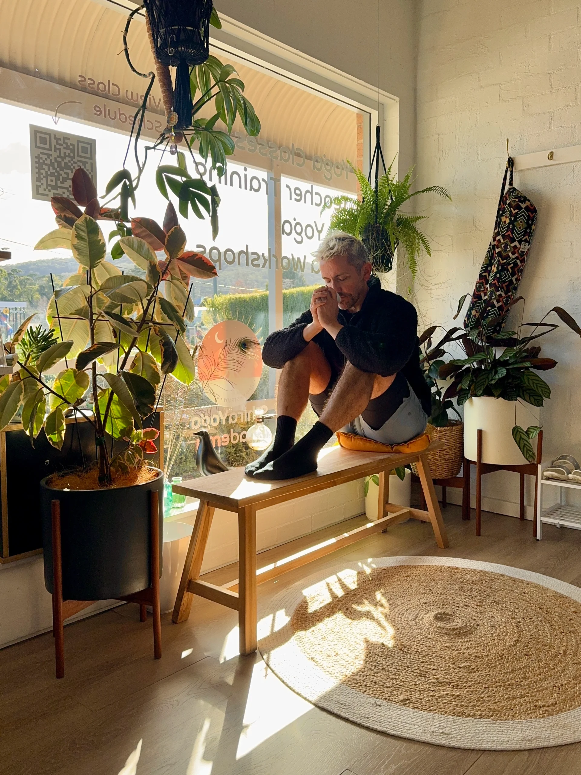 Reception area after Yoga Reset